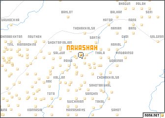 map of Nawa Shah
