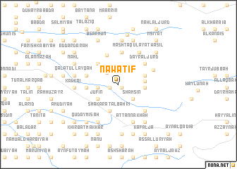 map of Nawātīf