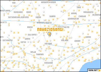 map of Nawāzio Sāngi