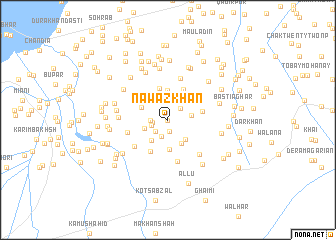 map of Nawāz Khān