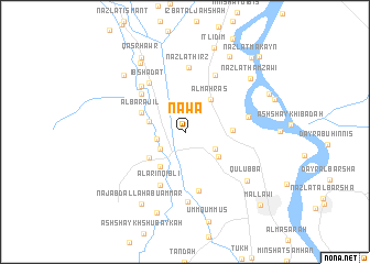 map of Nawá