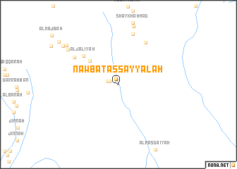 map of Nawbat as Sayyālah