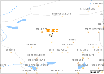 map of Nawcz