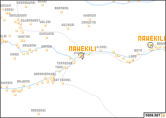 map of Nawe Kili