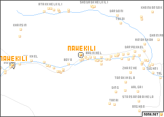 map of Nawe Kili