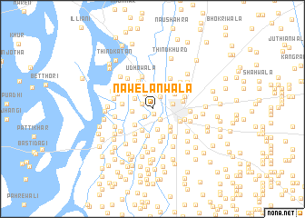 map of Nawelānwāla