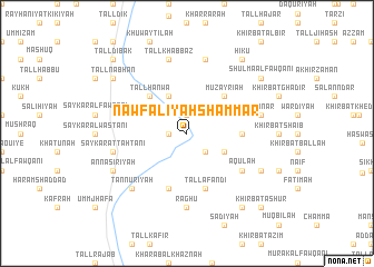 map of Nawfalīyah Shammar