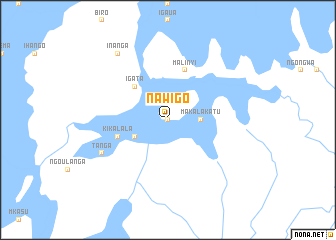 map of Nawigo