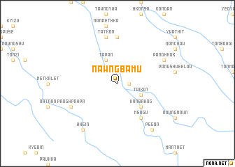 map of Nawngbamu