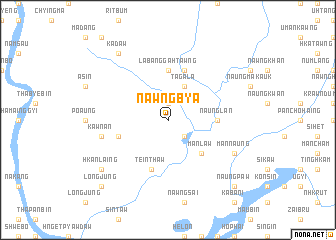 map of Nawngbya