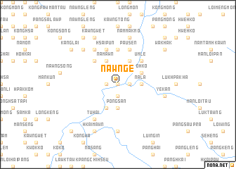 map of Nawng-e