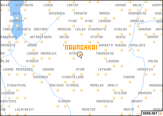 map of Nawnghkai