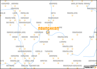 map of Nawnghkan