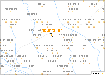 map of Nawnghkio