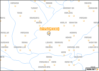 map of Nawnghkio