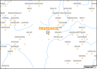 map of Nawnghkio