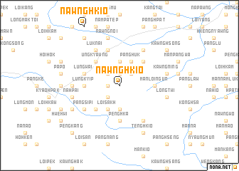 map of Nawnghkio