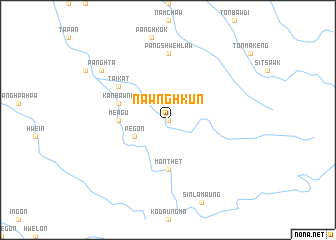 map of Nawnghkun