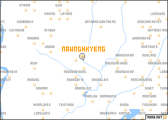 map of Nawnghkyeng