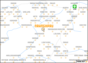 map of Nawng-hpau