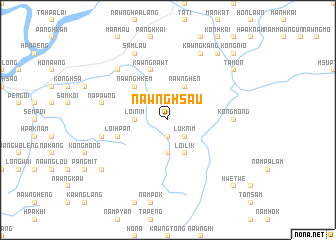 map of Nawng-hsaü