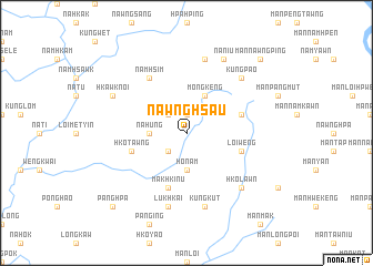 map of Nawnghsau