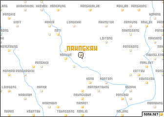 map of Nawngkaw