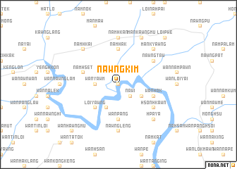 map of Nawngkim