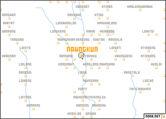 map of Nawngkun