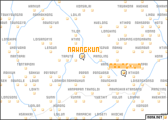 map of Nawngkun