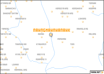 map of Nawngmawn Wan-awk