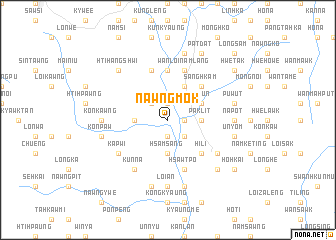 map of Nawng Mok