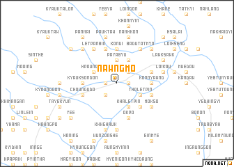 map of Nawngmo