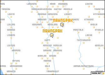 map of Nawngpak