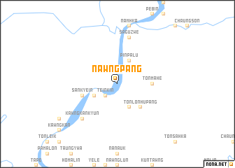 map of Nawngpāng