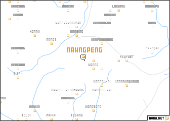 map of Nawngpeng