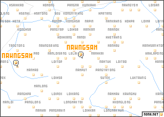 map of Nawngsam