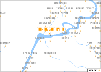 map of Nawngsankyin
