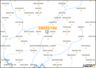 map of Nawngyau