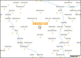 map of Nawngyun