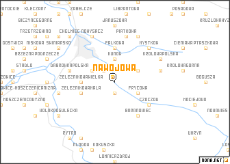 map of Nawojowa