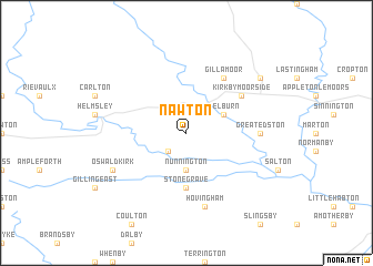 map of Nawton