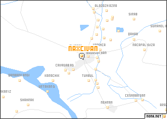 map of Naxçıvan