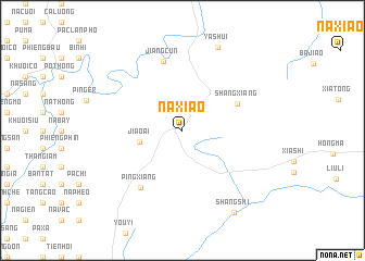 map of Naxiao