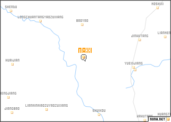 map of Naxi