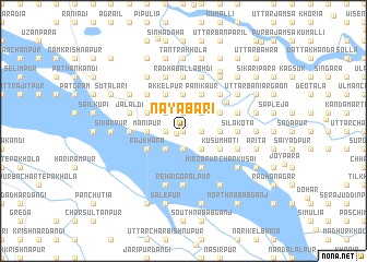 map of Nayābāri