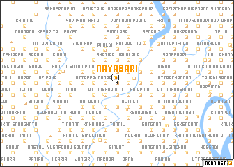 map of Nayābāri