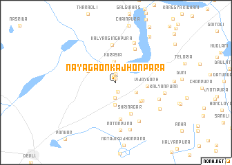 map of Nayāgaon ka Jhonpara