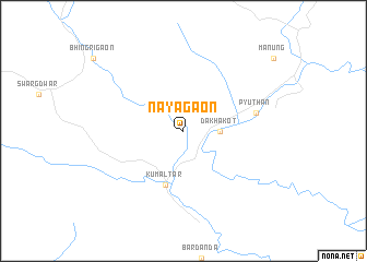 map of Nayāgaon