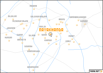 map of Naya Khānda